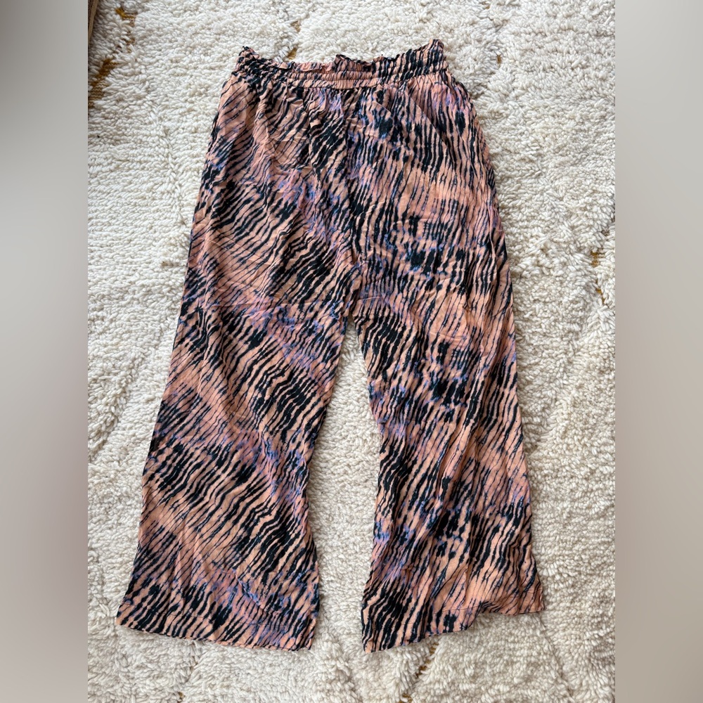 Stylish Multicolor Wide-Leg Pants - Picture 4 of 8